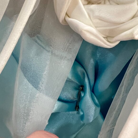 First Communion Dress With Lace Embroidery & Tulle Skirt Halloween Princess - Picture 15 of 16